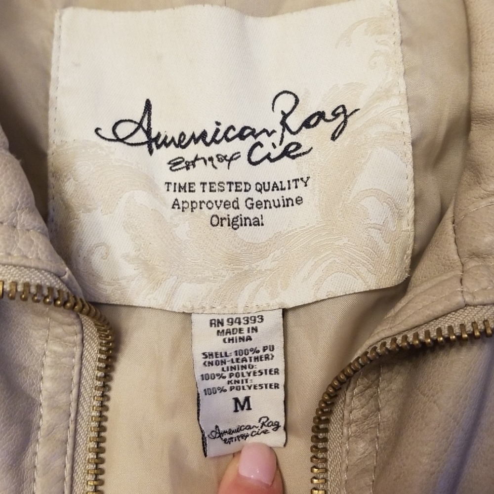 American Rag leather jacket - Picture 2 of 4